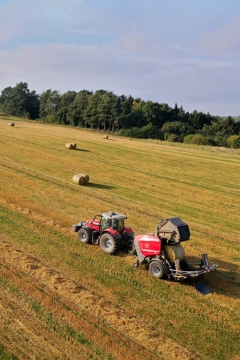 Tractor from drone