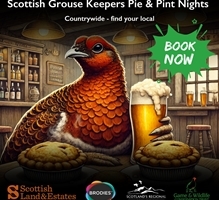 Grouse Keepers Pie & Pint Night - Glenogil Estate, Angus image